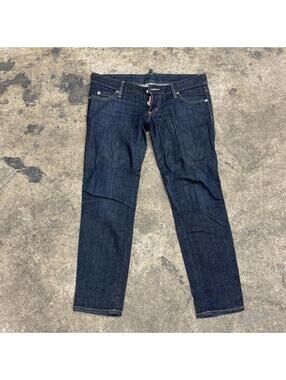 Vintage Y2K Dsquared2 Low Rise Capri Jeans Dark Wash
